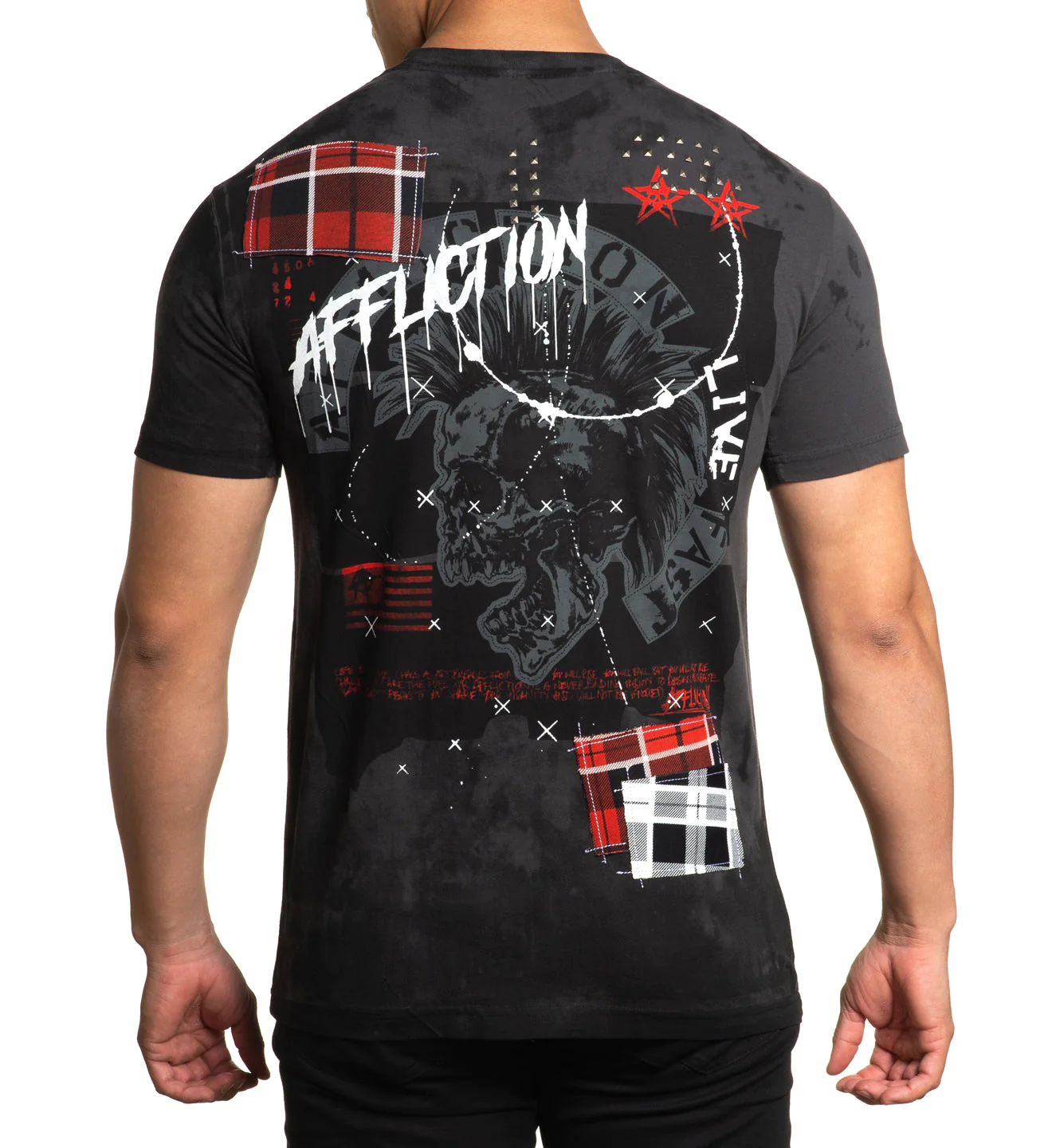Футболка Affliction Halifax Maniacs Tee Charcoal купити