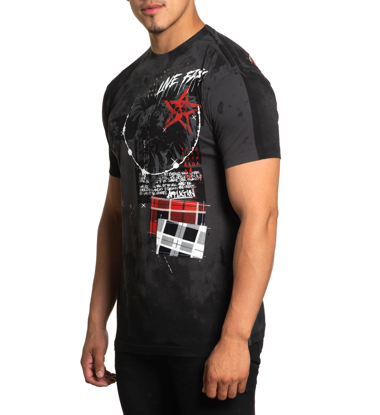 Футболка Affliction Halifax Maniacs Tee Charcoal ціна