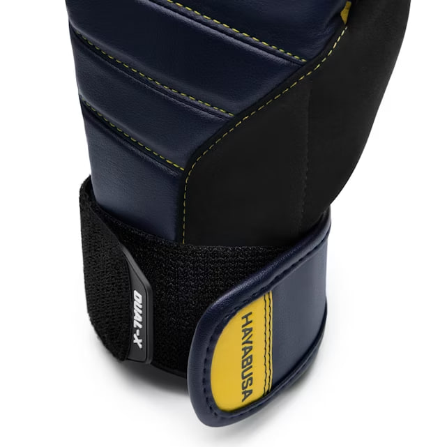 Hayabusa T3 Kids Boxing Gloves Navy Yellow photo