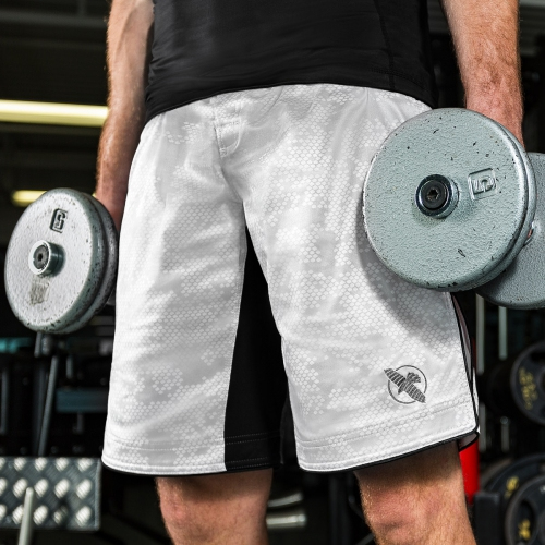 Шорти для MMA Hayabusa Hexagon Fight Shorts White ціна