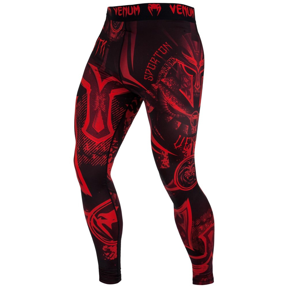 Компрессионные штаны Venum Gladiator 3.0 Spats Black Red