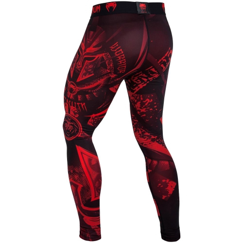 Компресійні штани Venum Gladiator 3.0 Spats Black Red фото