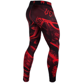 Компрессионные штаны Venum Gladiator 3.0 Spats Black Red, Фото № 3
