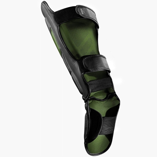 Захист гомілки Hayabusa T3 Striking Shinguards Black Green купити