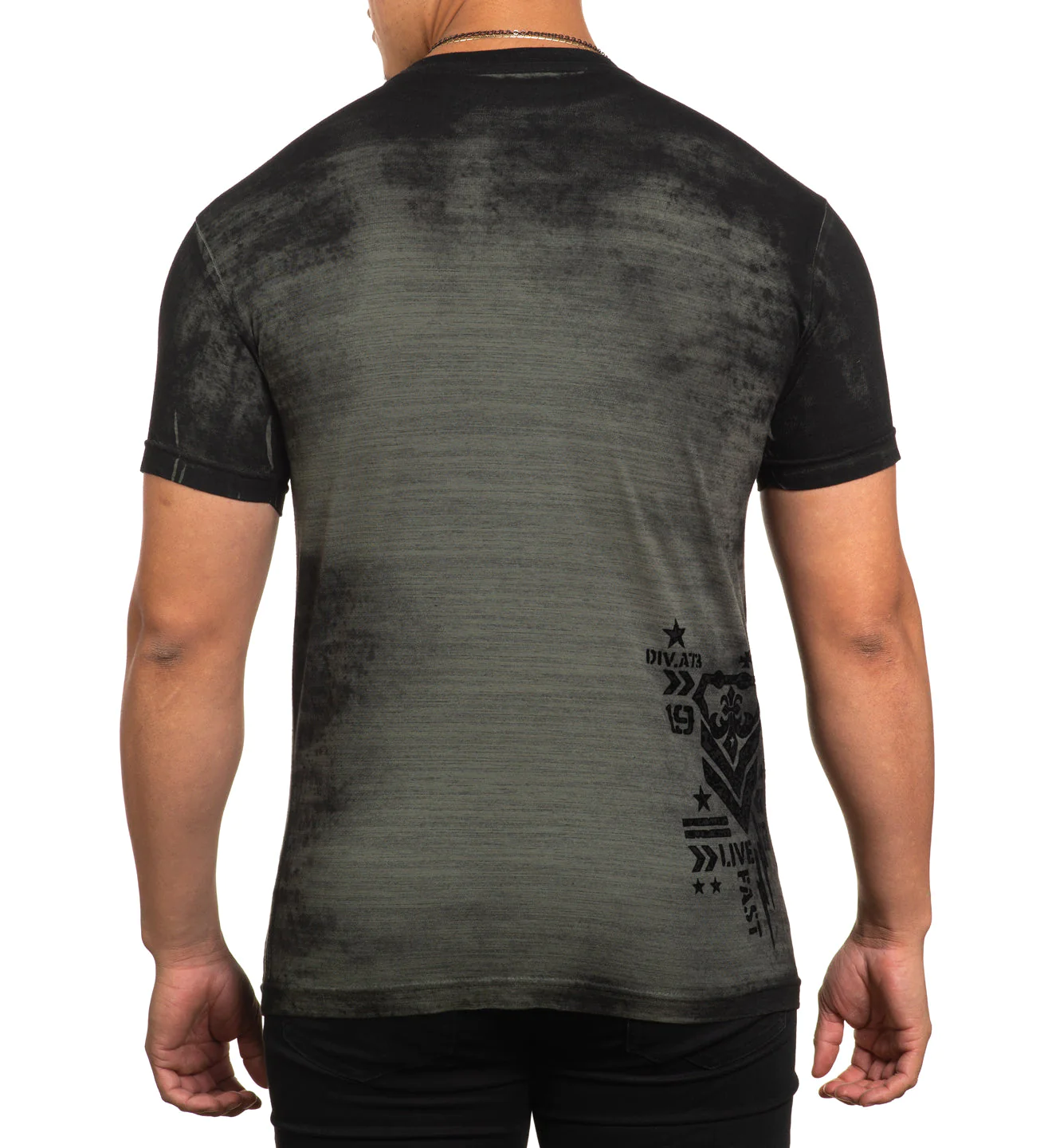 Футболка Affliction Phantom Dawn A25796 Olive купити