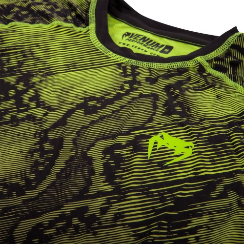 Venum Fusion Compression T-shirt Black Yellow Long Sleeves where to buy