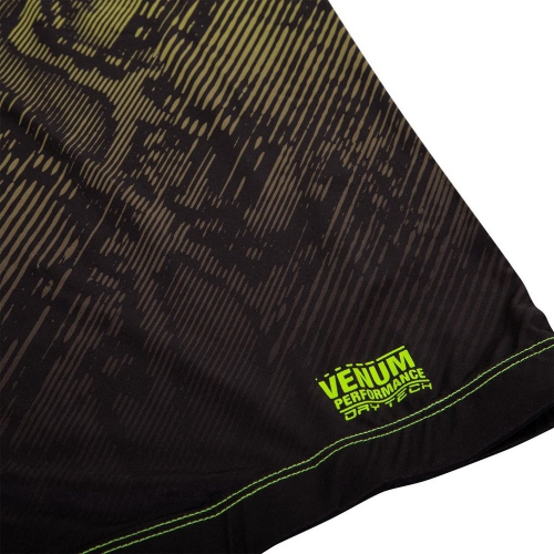 Venum Fusion Compression T-shirt Black Yellow Long Sleeves cost