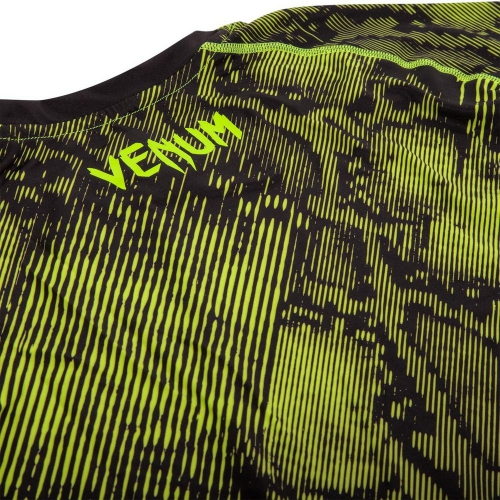 Venum Fusion Compression T-shirt Black Yellow Long Sleeves in Ukraine