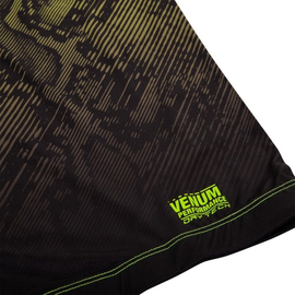 Компрессионная футболка Venum Fusion Compression T-shirt Black Yellow Long Sleeves, Фото № 8