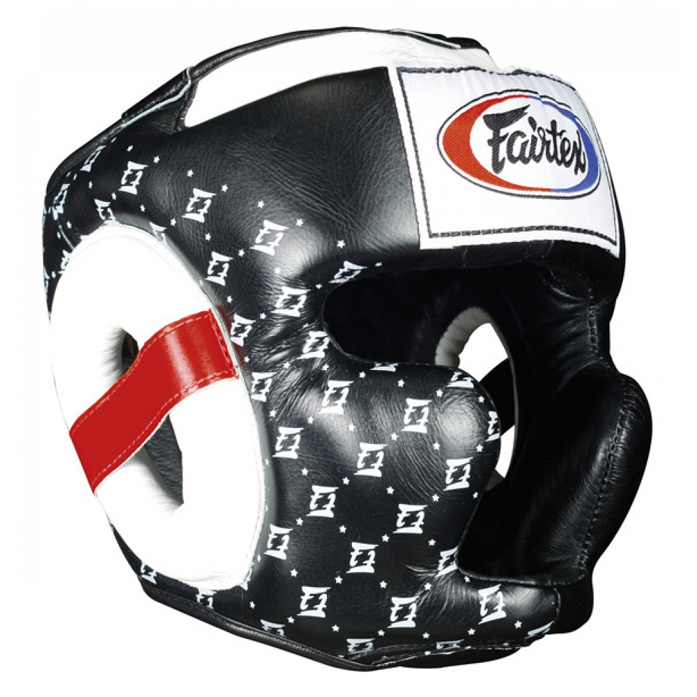 Боксерский шлем Fairtex HG10 Super Sparing Black