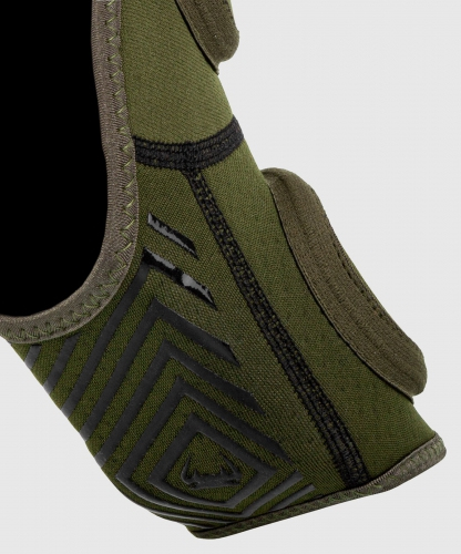 Venum Kontact Evo Shinguards Khaki Gold leg protection price