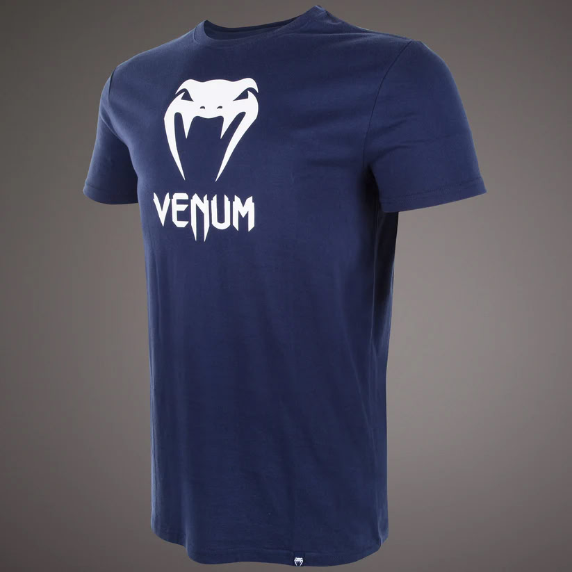 Футболка Venum Classic T-shirt Navy Blue ціна