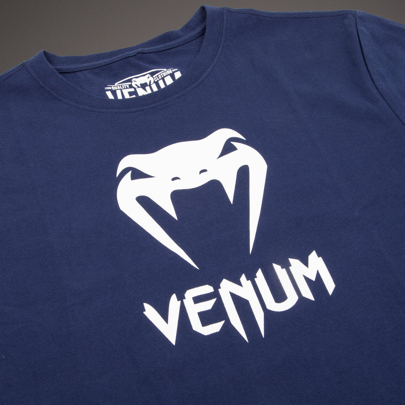 Футболка Venum Classic T-shirt Navy Blue фото