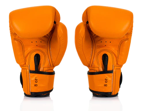 Боксерські рукавиці Fairtex BGV16 Leather Muay Thai Boxing Gloves Orange купити