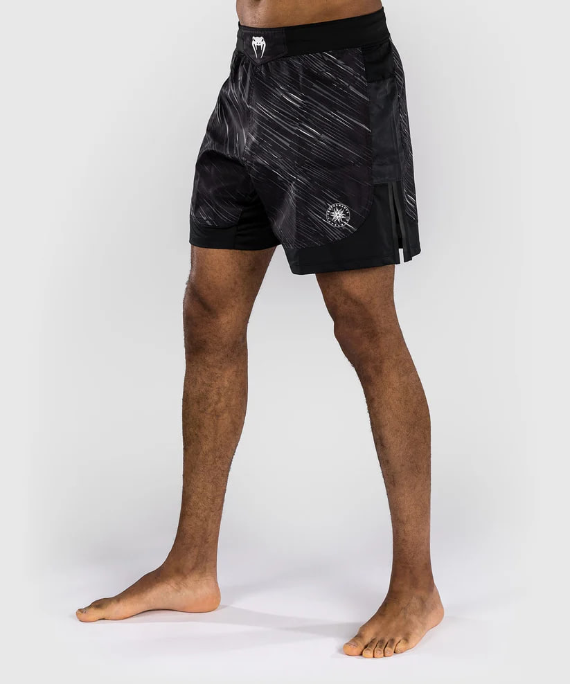 Шорты для MMA Venum Rapid Fight Shorts - Black/Storm Grey цена