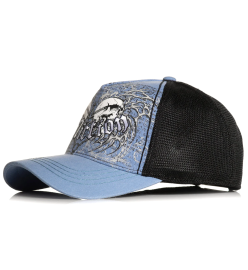 Кепка Affliction Collapse Hat Sky Blue Pigment Dye, Фото № 2