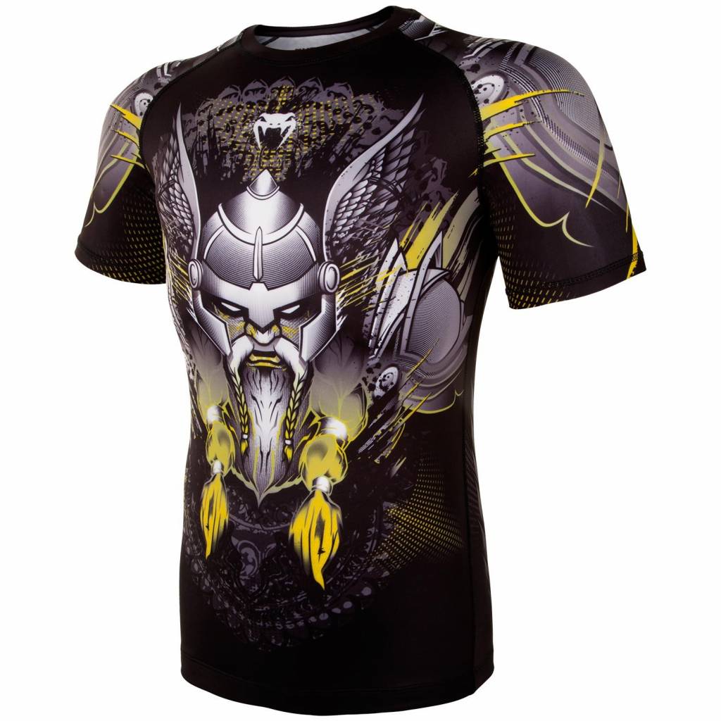Venum Viking 2.0 Rashguards Short Black Yellow price