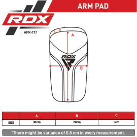 RDX Arm Pad Aura Plus T-17 Blue\Black tai pads original