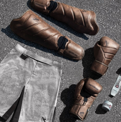 MMA shorts Hayabusa Hexagon Fight Shorts Grey original