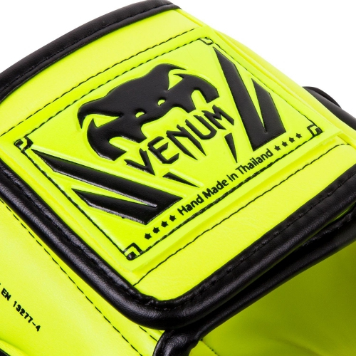 Боксерский шлем Venum Elite Iron Headgear Neo Yellow где купить