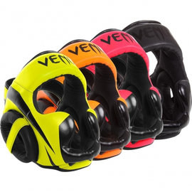 Боксерский шлем Venum Elite Iron Headgear Neo Yellow, Фото № 8