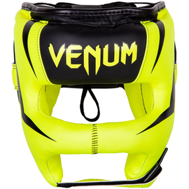 Боксерский шлем Venum Elite Iron Headgear Neo Yellow