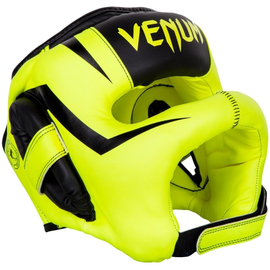 Боксерский шлем Venum Elite Iron Headgear Neo Yellow, Фото № 2