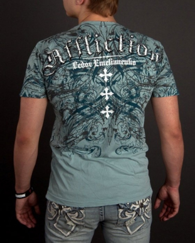 Affliction Fedor Emelianenko Last Emperor- Blue T-shirt buy