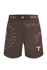 MMA shorts Peresvit Stratum Valhalla Fightshorts Ash Brown