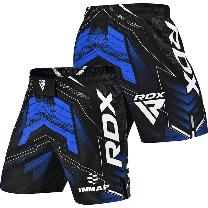Шорти для MMA RDX IMMAF Approved Fight & Training Blue оригінал
