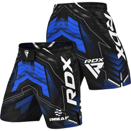 Шорты для MMA RDX IMMAF Approved Fight & Training Blue оригинал