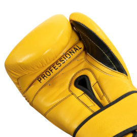 Боксерские перчатки TITLE Pro Mex Professional Training Gloves 3.0 Yellow, Фото № 5