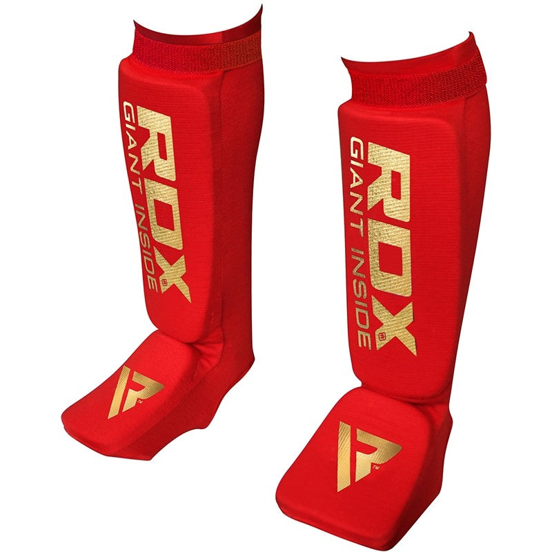 Захист гомілки RDX SI MMA Gel Padded Lightweight OEKO-TEX® Standard 100 Certified Red ціна