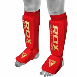 Захист гомілки RDX SI MMA Gel Padded Lightweight OEKO-TEX® Standard 100 Certified Red