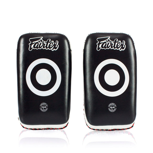 Тайпади Fairtex Curved Kick Pads Small Black White купити