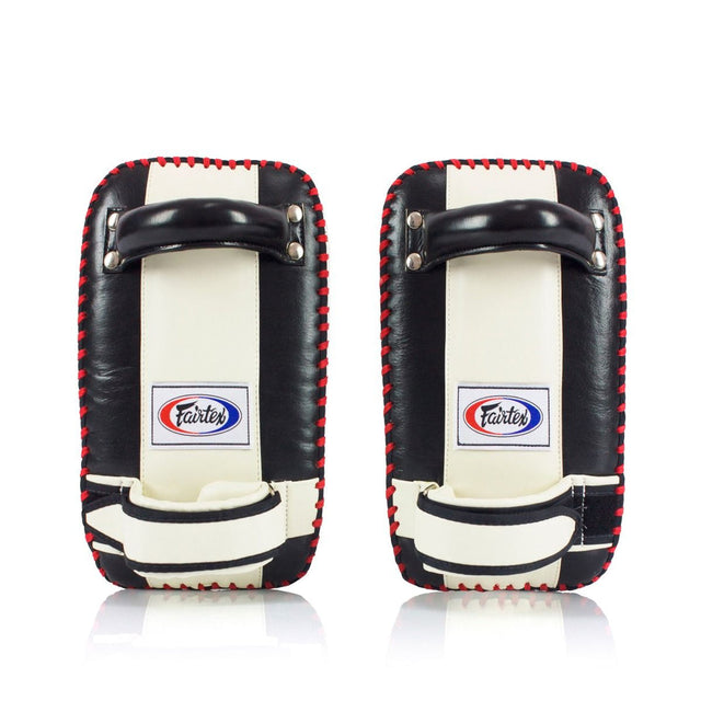 Тайпади Fairtex Curved Kick Pads Small Black White ціна
