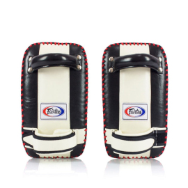 Fairtex Curved Kick Pads Small Black White price