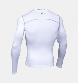 Компрессионная футболка Under Armour ColdGear® Armour Compression Crew Long Sleeve White, Фото № 5