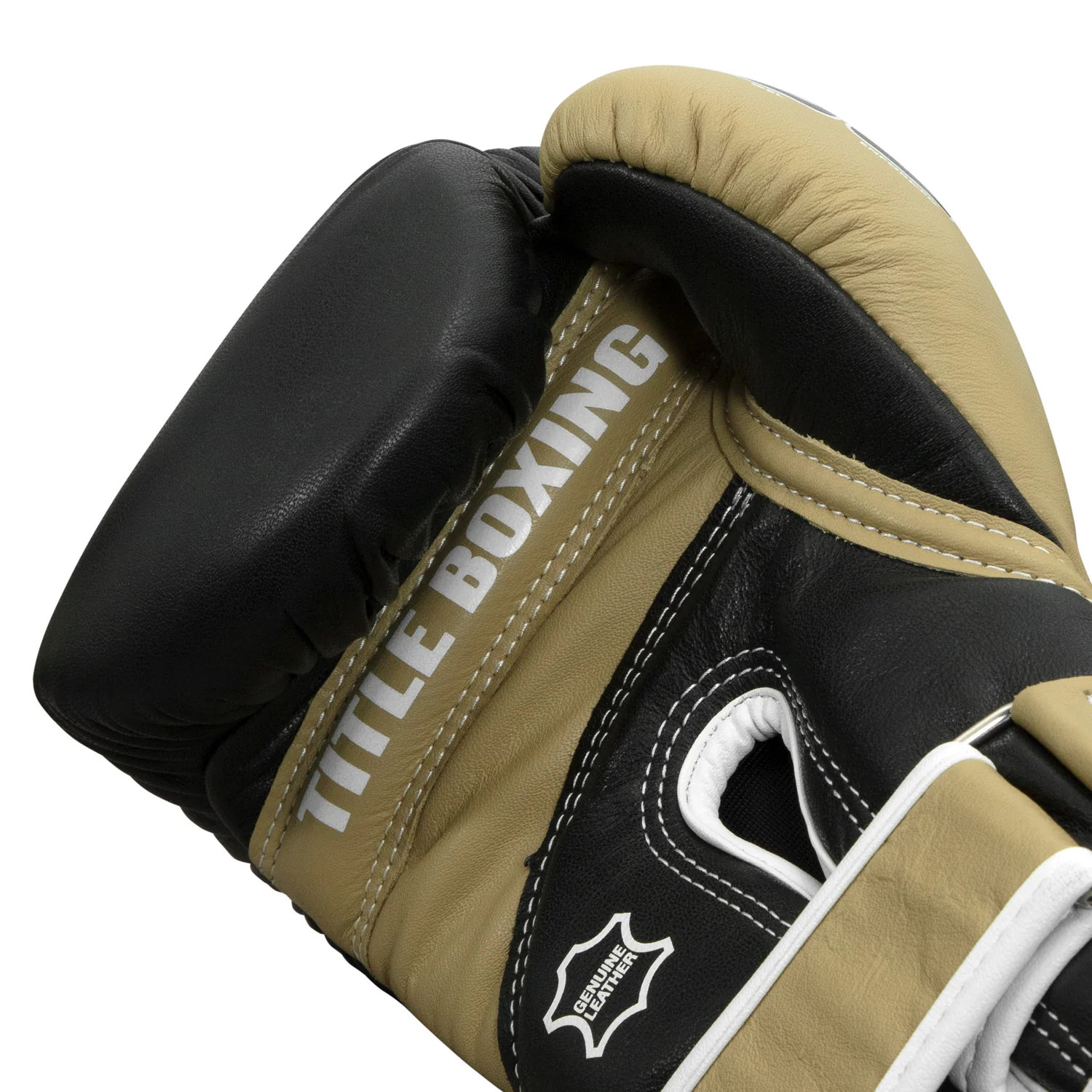 Снарядные перчатки Title Boxing Gel World V2T Bag Gloves Black Gold White цена