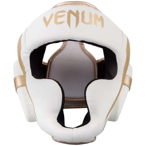 Venum Elite Headgear White Gold helmet buy