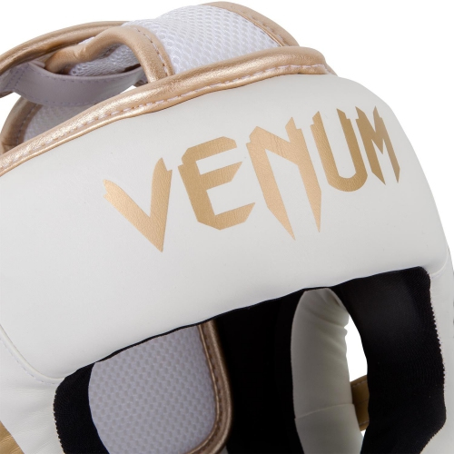 Venum Elite Headgear White Gold helmet price