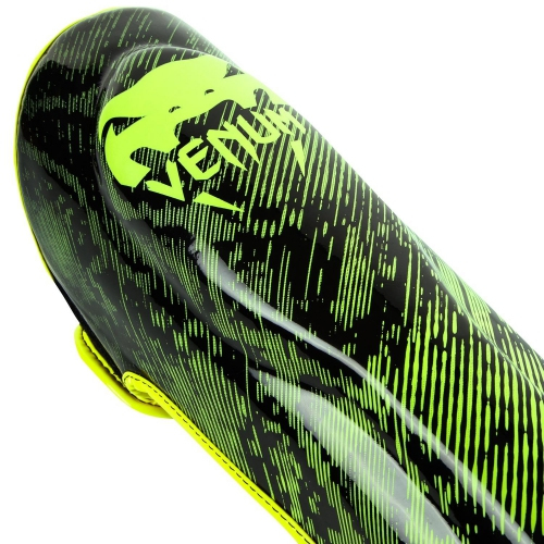 Venum Fusion Shinguards Neo Yellow Black shin guard buy