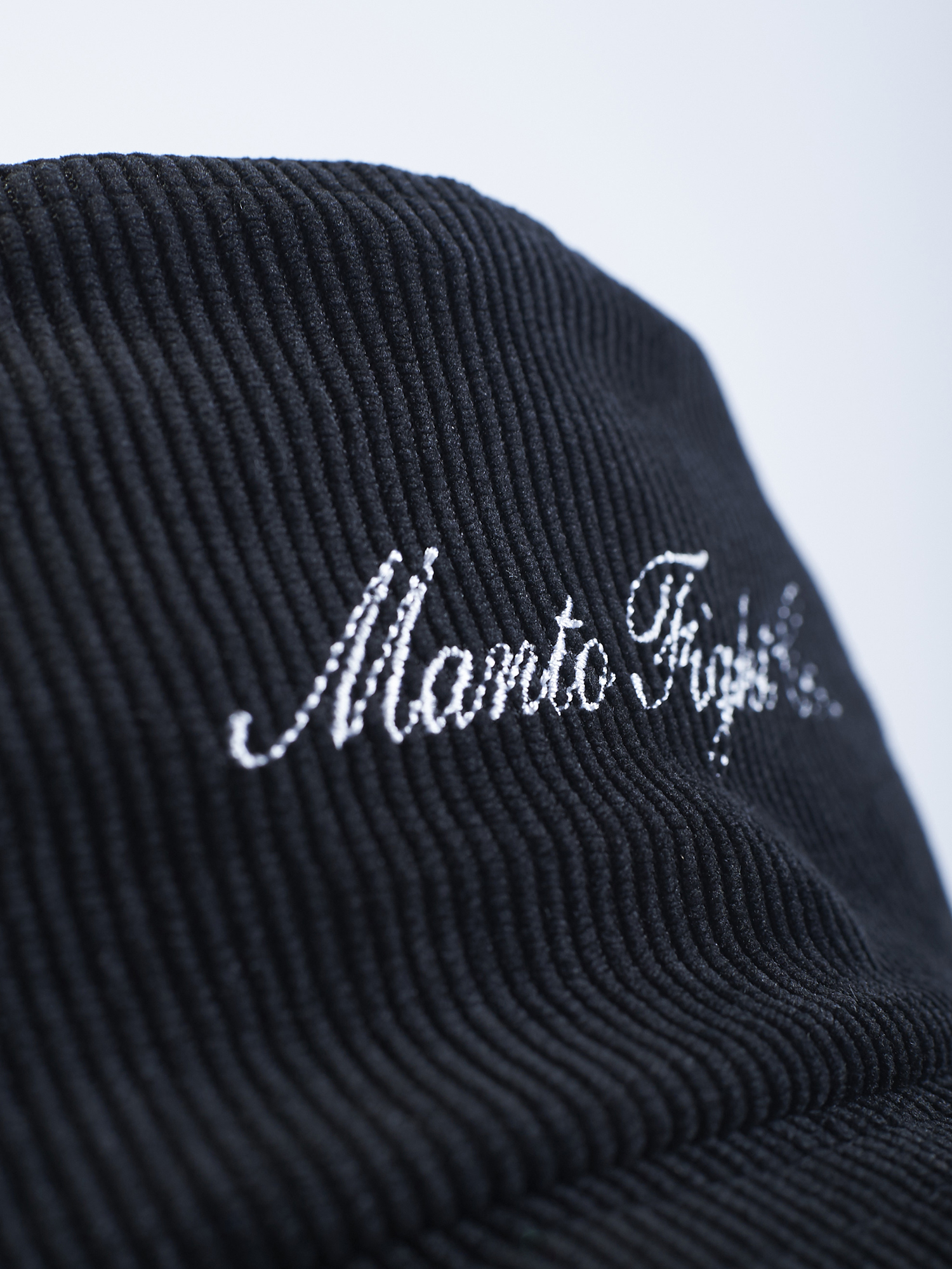 Панама MANTO Bucket Hat Italic Black купити