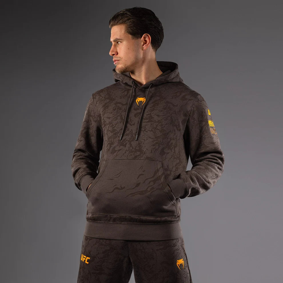 Худі UFC Venum FIGHT WEEK 4.0 Mens Hoodies Dark Brown купити