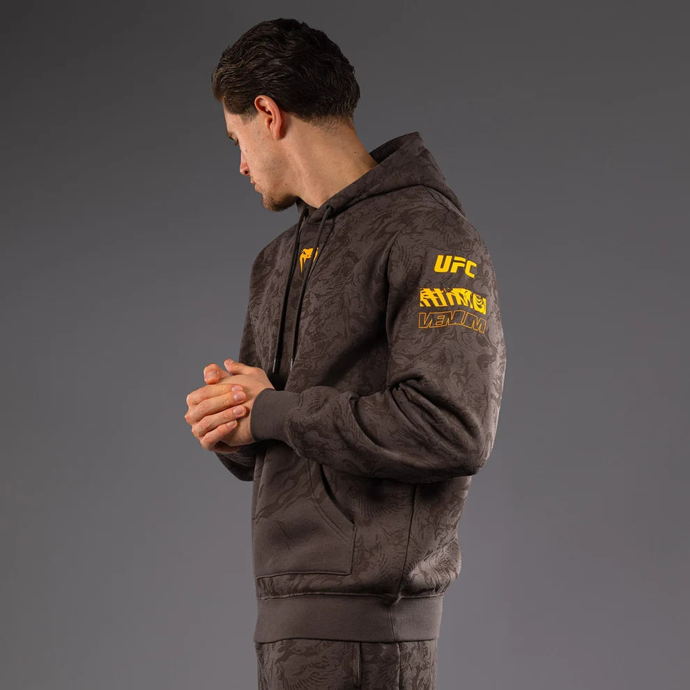 Худі UFC Venum FIGHT WEEK 4.0 Mens Hoodies Dark Brown ціна