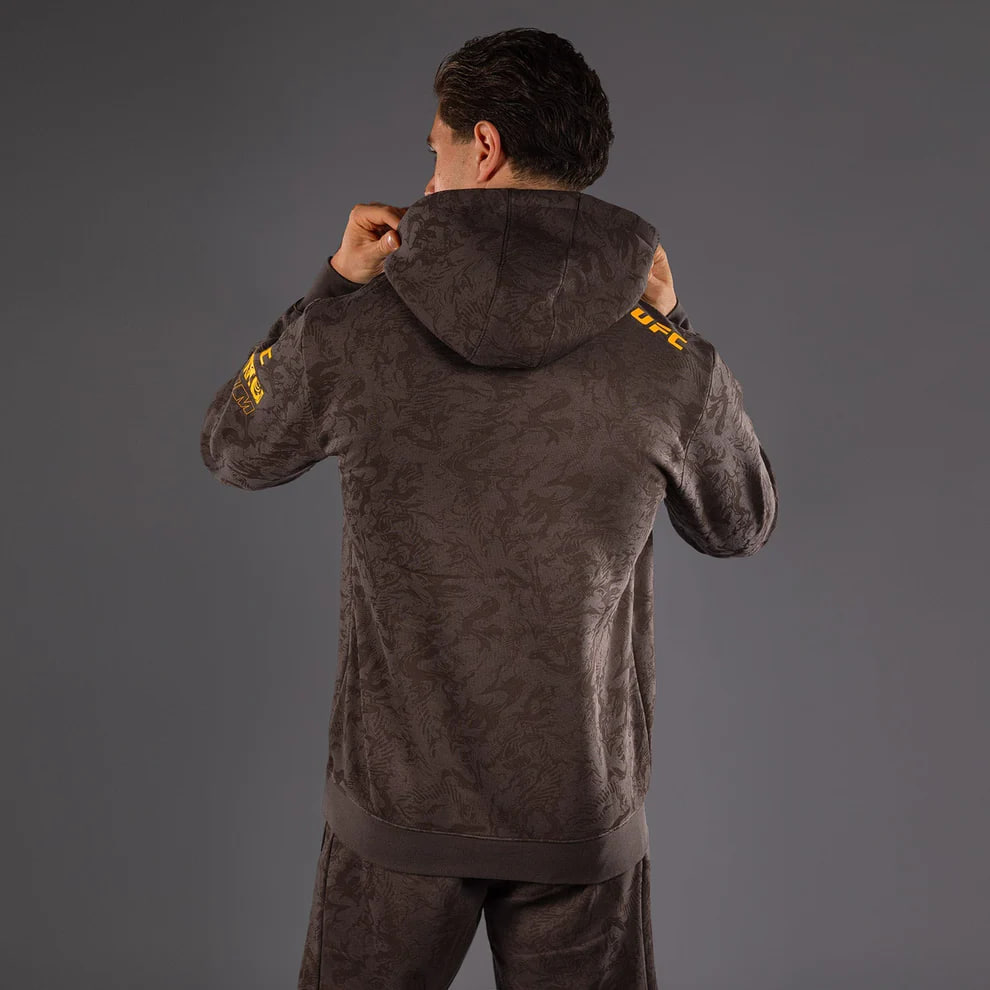 Худі UFC Venum FIGHT WEEK 4.0 Mens Hoodies Dark Brown фото