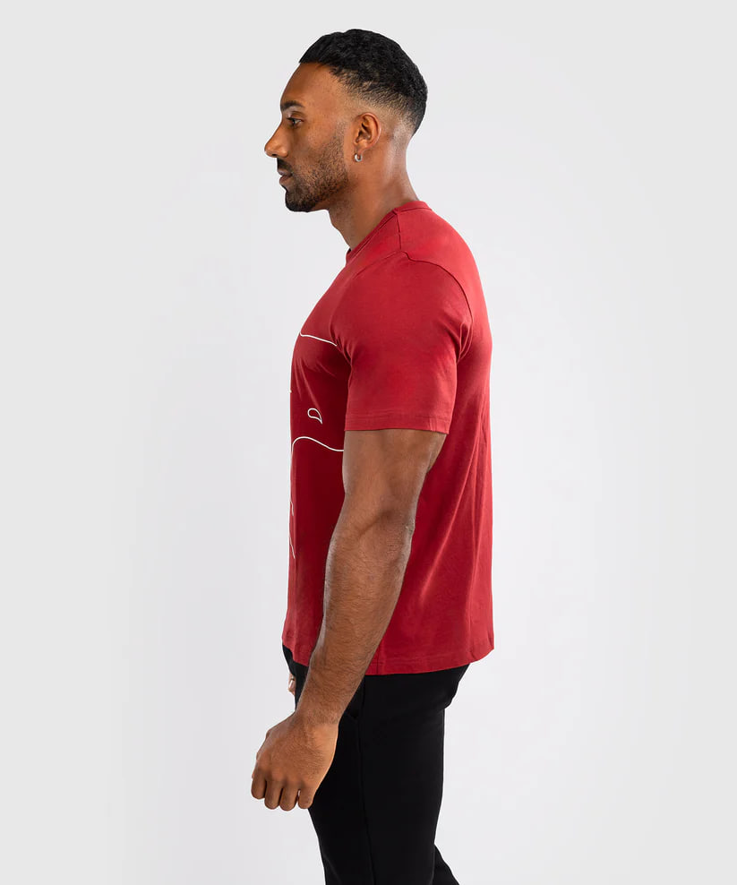 Футболка Venum Giant Connect T-Shirt - Red Carmin ціна
