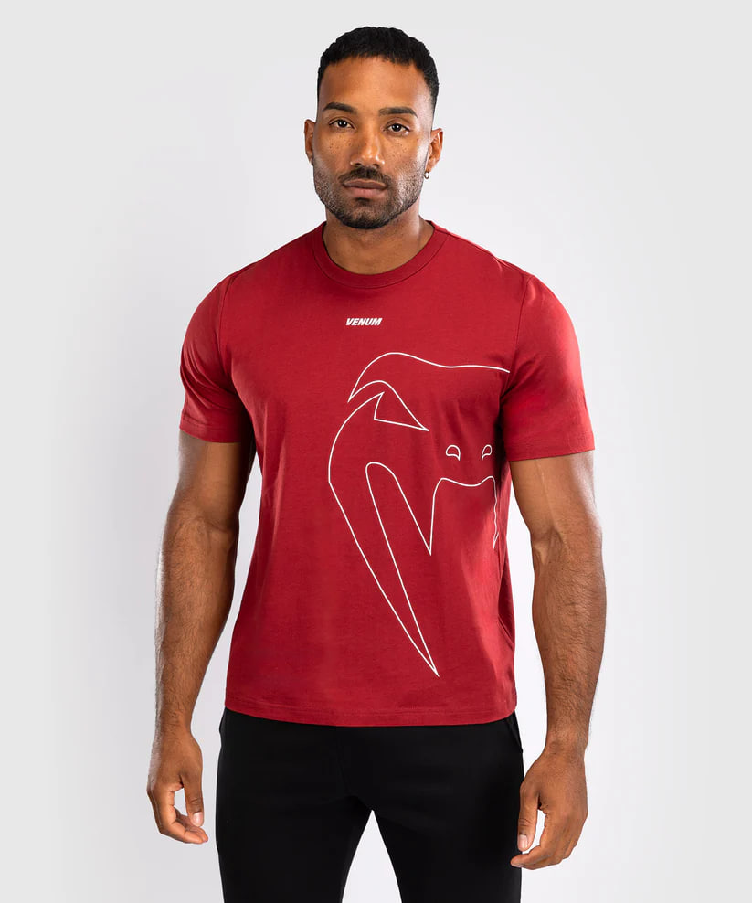 Футболка Venum Giant Connect T-Shirt - Red Carmin купити