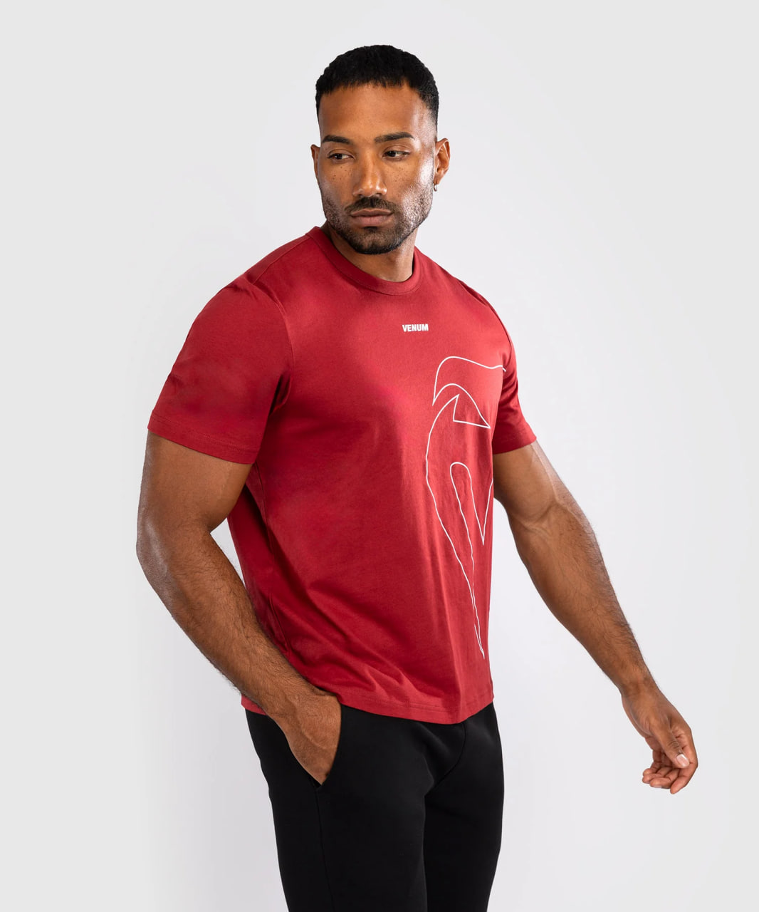 Футболка Venum Giant Connect T-Shirt - Red Carmin