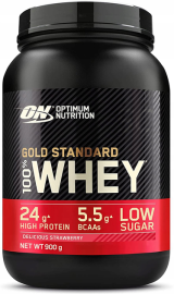 Сироватковий протеїн Optimum Nutrition Whey Gold Standart 900g Strawberry Cream 